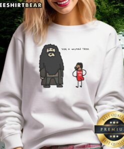Premium Yer A Wizard Trae Sweatshirt in cozy fabric, featuring a whimsical wizard design perfect for fans and casual wear.