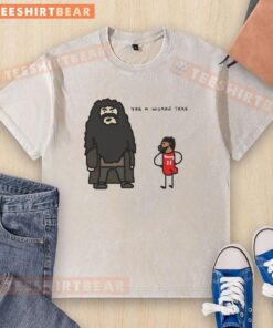 Premium Yer A Wizard Trae Washed T-Shirt featuring a stylish design, perfect for fans of wizard-themed apparel.