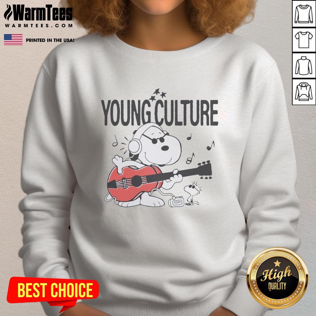 premium-young-culture-snoopy-drift-streetwear-sweatshirt Alt Text: Premium Young Culture Snoopy Drift Streetwear Sweatshirt featuring a stylish design and vibrant colors for trendy looks.