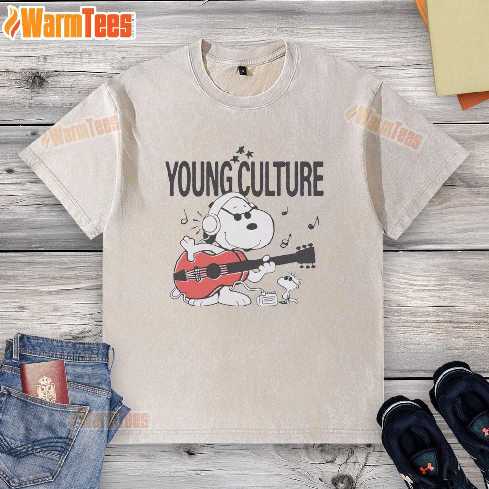 premium-young-culture-snoopy-drift-streetwear-washed-t-shirt Alt Text: Premium Young Culture Snoopy Drift Streetwear washed t-shirt featuring a stylish graphic design and relaxed fit.