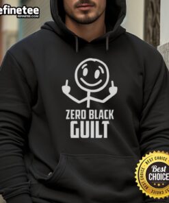 Premium Zero Black Guilt Hoodie for men, featuring a stylish design and comfortable fit, perfect for casual wear.