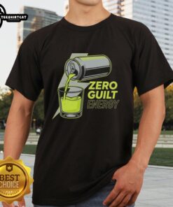 Premium Zero Guilt Energy T-Shirt in vibrant colors, showcasing a stylish and comfortable design for active lifestyles.