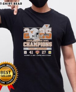Alt Text: Vintage 2025 Cheez-It Citrus Bowl Champions Texas Longhorns T-Shirt showcasing team pride and style.