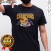 Alt Text: Pretty 2026 Armed Forces Bowl Texas State Bobcats Football Champions T-Shirt celebrating team victory.