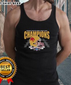 Texas State Bobcats Football Champions tank top celebrating 2026 Armed Forces Bowl victory, vibrant and stylish design.