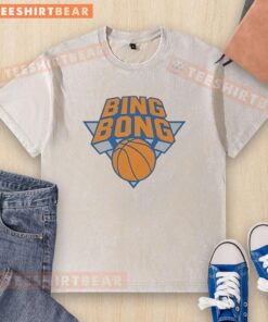 Alt Text: Pretty Bing Bong New York Knicks basketball washed t-shirt, featuring vibrant team colors and a stylish design.
