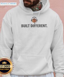 Stylish Pretty Caseoh Built Different Headphone Hoodie featuring vibrant design and comfortable fit for music lovers.