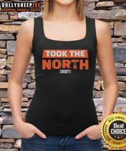 Pretty Chicago Bears football tank top featuring 'Now Took The North' design, perfect for fans showing team spirit.