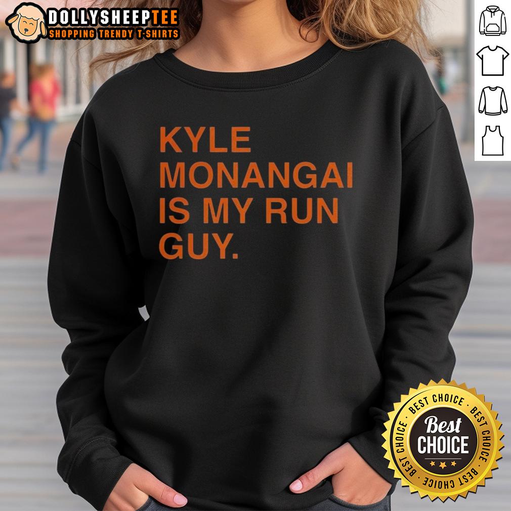 Pretty Chicago Bears Kyle Monangai Is My Run Guy Sweatshirt Pretty Chicago Bears Kyle Monangai Is My Run Guy sweatshirt featuring vibrant team colors and stylish design.
