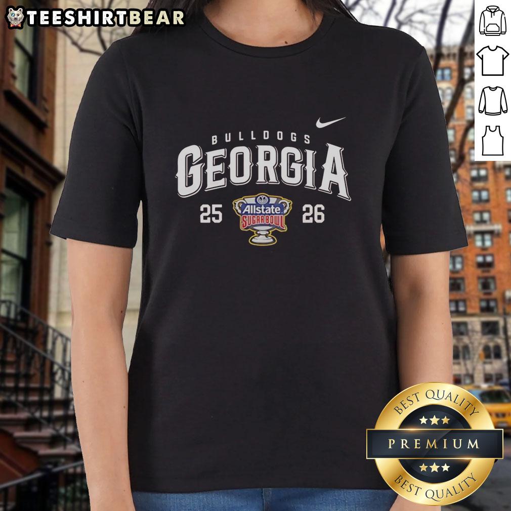pretty-georgia-bulldogs-all-state-sugar-bowl-2026-ladies-tee Pretty Georgia Bulldogs All-State Sugar Bowl 2026 ladies tee showcasing team pride and stylish design.