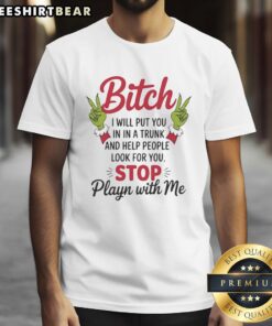 Pretty Grich Hands T-Shirt featuring bold text, perfect for making a statement and showcasing your unique style.