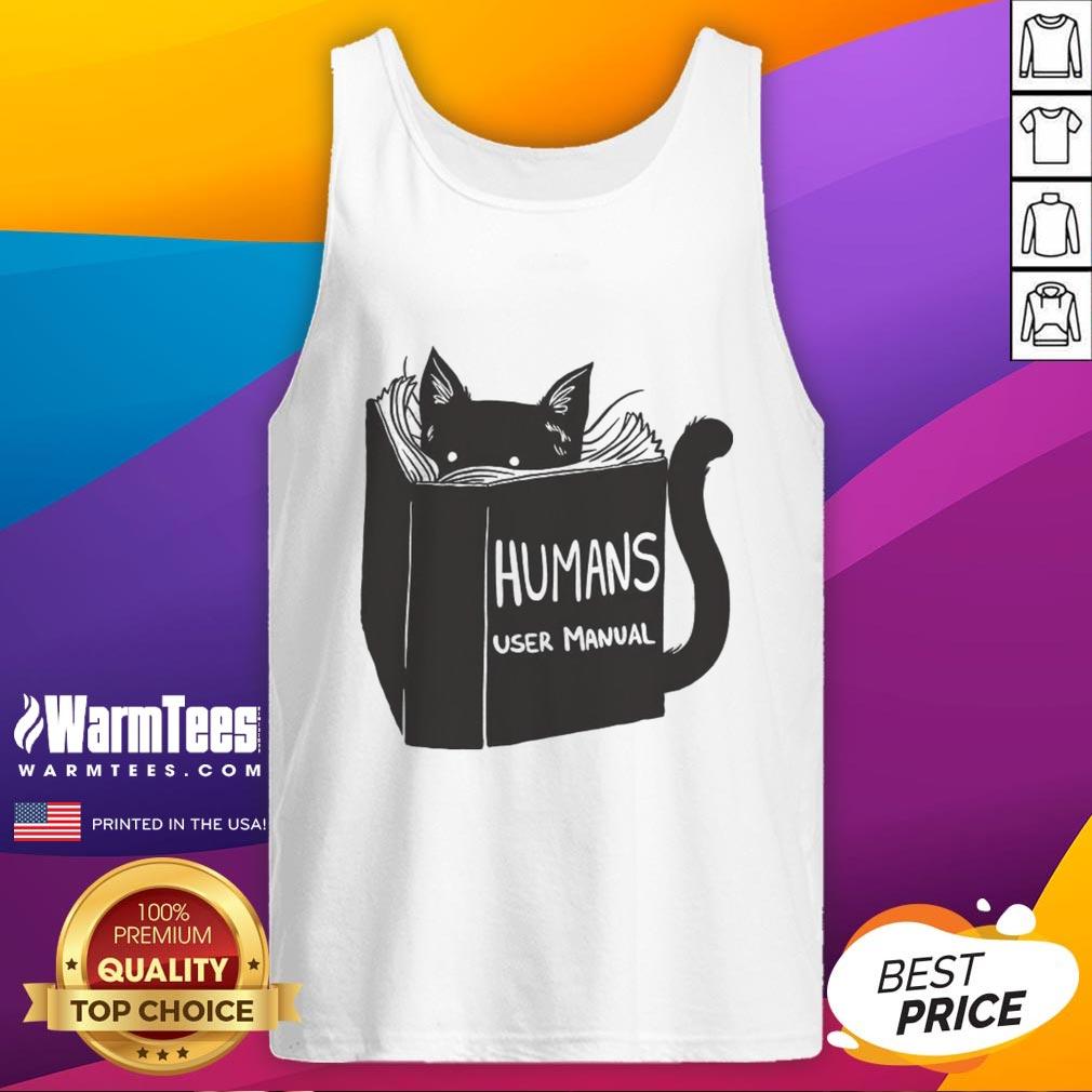 pretty-humans-user-manual-for-cats-remix-tank-top Pretty Humans User Manual for Cats Remix Tank Top featuring a playful design for cat lovers and stylish pet enthusiasts.
