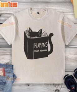Pretty Humans User Manual for Cats Remix washed t-shirt featuring a playful cat graphic and vibrant colors.