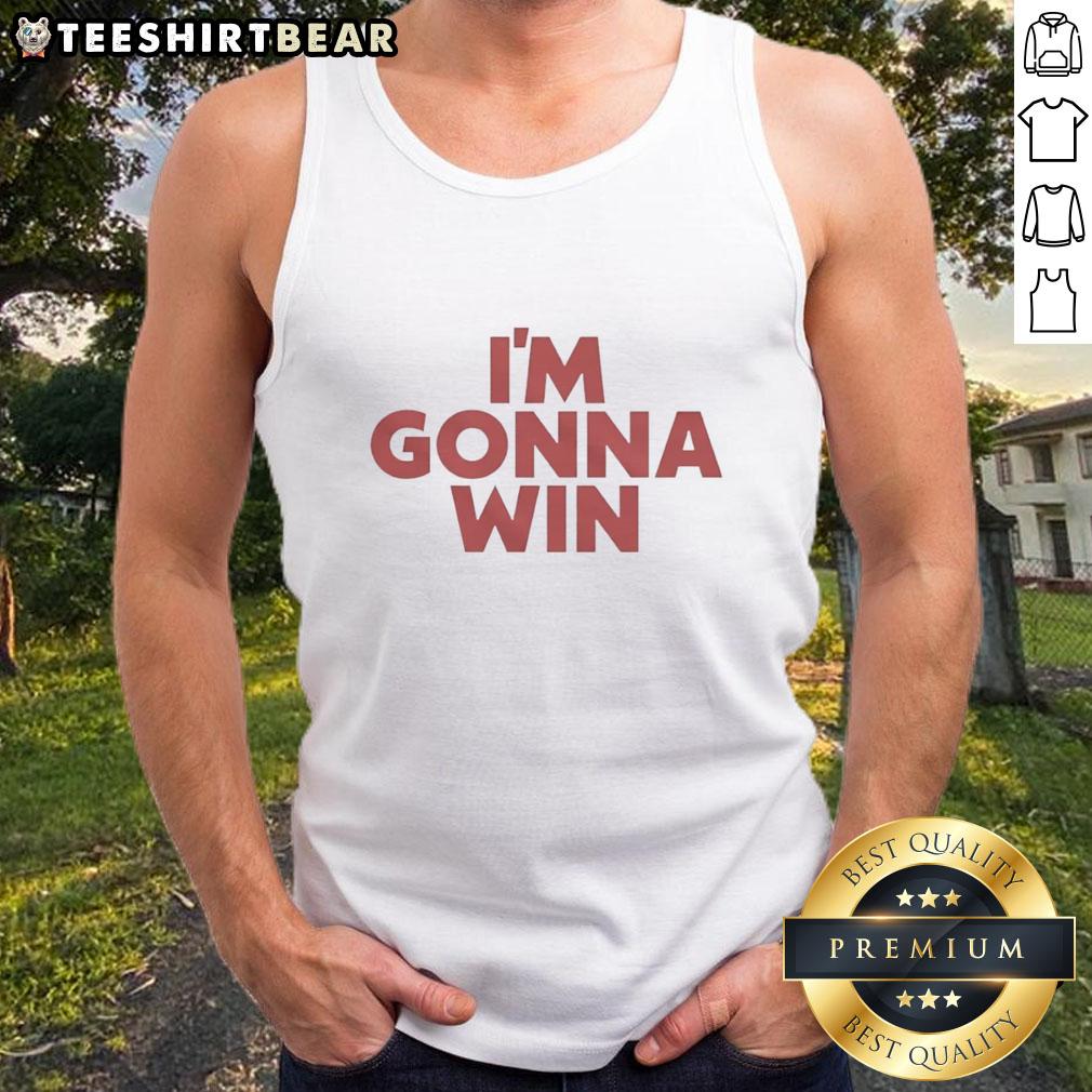 pretty-im-gonna-win-ringer-tank-top Stylish Pretty I'm Gonna Win Ringer Tank Top displayed on a mannequin, perfect for casual summer outfits.