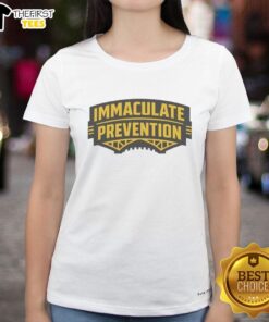 Pretty Immaculate Prevention City Pittsburgh Steelers football ladies tee featuring a stylish design for female fans.