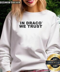 Pretty In Draco We Trust Sweatshirt in cozy fabric, featuring a stylish design perfect for fans of Draco Malfoy.
