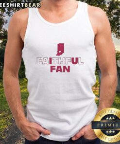 Pretty Indiana Hoosiers Football tank top with a small heart in a map design, perfect for faithful fans.