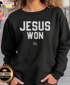 Pretty Jesus Won Cufca sweatshirt featuring a stylish design and vibrant colors, perfect for casual wear.