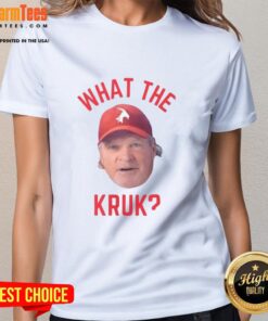 Pretty John Kruk Philadelphia Phillies MLB What the Kruk Big Face ladies tee featuring vibrant graphic design.