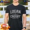 Pretty Logan Crosby Est 2000 Georgia USA T-Shirt design featuring vibrant colors and stylish text, perfect for casual wear.