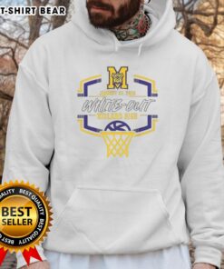 Pretty Midland Bulldog basketball white out hoodie for Midland High 2026, featuring vibrant colors and team logo.
