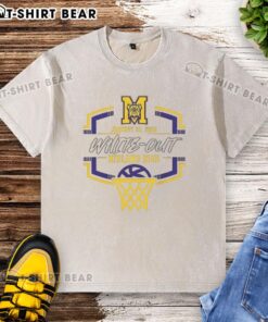 Pretty Midland Bulldog Basketball White Out Midland High 2026 washed t-shirt featuring vibrant team colors and logo.