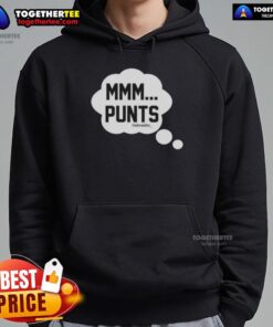 Stylish Pretty Mmm Punts The Drew Allen Hoodie on display, showcasing its unique design and comfortable fit.