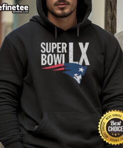 Alt Text: Stylish New England Patriots AFC Championship 2026 Super Bowl LX hoodie, perfect for fans and cold game days.