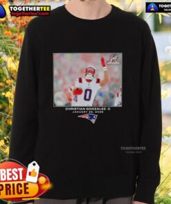 Christian Gonzalez in a stylish New England Patriots sweatshirt, showcasing NFL Flash Features for Week 21.