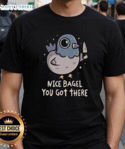 Pretty Nice Bagel You Got There T-Shirt featuring a playful bagel graphic on a stylish, casual tee.