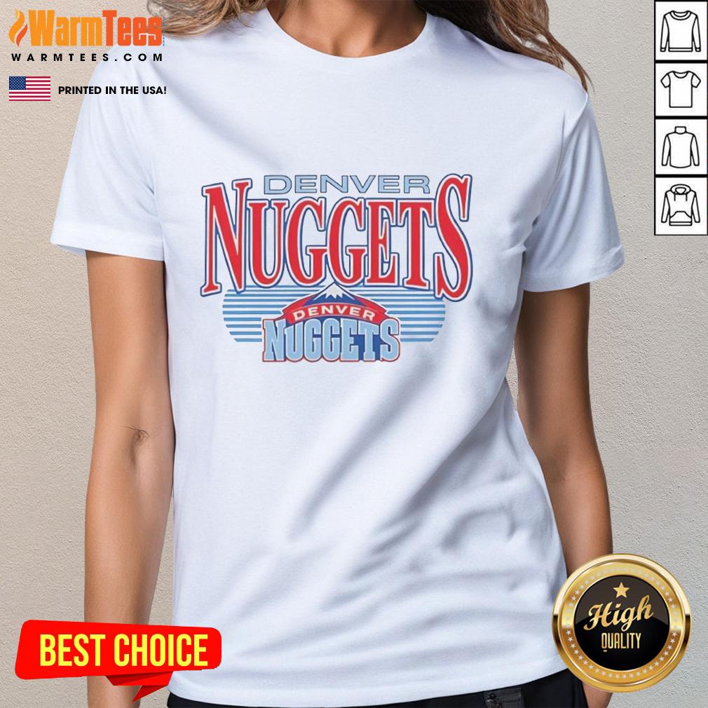 pretty-nuggets-denver-nba-hardwood-vintage-logo-ladies-tee Vintage Denver Nuggets NBA logo on a ladies tee, showcasing a stylish and trendy design for basketball fans.