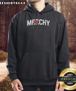 Alt Text: Pretty Panthers Brad Marchand Marchy 1K 1000 Points Graphic Hoodie showcasing Bruins star in stylish design.