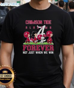 Alt Text: Pretty Peanuts Alabama Crimson Tide Forever T-Shirt showcasing team spirit, perfect for loyal fans beyond just winning.
