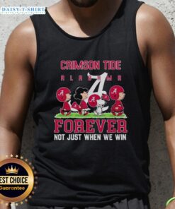 Pretty Peanuts Alabama Crimson Tide Forever tank top showcasing team spirit, perfect for game days and casual wear.