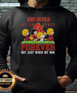 Alt Text: Pretty Peanuts Arizona State Sun Devils Forever hoodie showcasing team spirit, perfect for fans and game days.