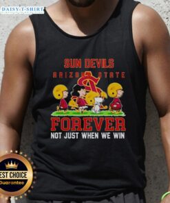 Arizona State Sun Devils Forever tank top featuring pretty peanuts design, perfect for fans to showcase school spirit.