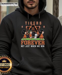 Pretty Peanuts Auburn Tigers Forever hoodie featuring bold team colors and logo, perfect for fans year-round.