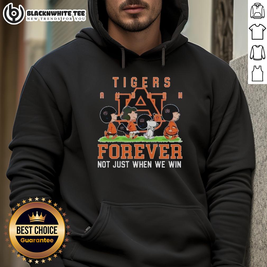 Pretty Peanuts Auburn Tigers Forever Not Just When We Win Hoodie Pretty Peanuts Auburn Tigers Forever hoodie featuring bold team colors and logo, perfect for fans year-round.
