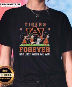 Pretty Peanuts Auburn Tigers Forever tee for ladies, showcasing team spirit and style, perfect for game day and casual wear.