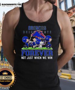 Pretty Peanuts Boise State Broncos Forever tank top showcasing team spirit, perfect for game day or casual wear.