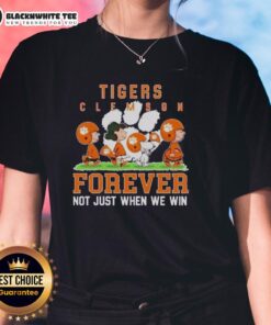 Pretty Peanuts Clemson Tigers Forever tee for ladies, showcasing team spirit and style for any game day.