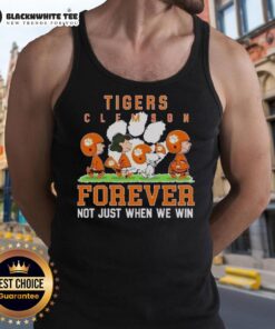 Pretty Peanuts Clemson Tigers Forever tank top showcasing team spirit, perfect for game days and casual wear.