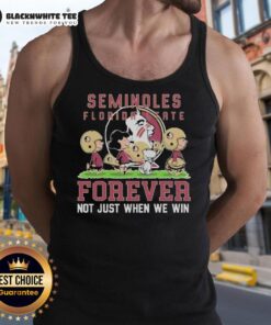 Pretty Peanuts Florida State Seminoles Forever tank top design, showcasing team spirit and style for fans.