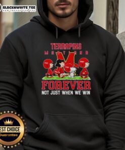 Pretty Peanuts Maryland Terrapins Forever hoodie in vibrant colors, perfect for fans showing team spirit during any game.