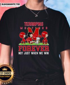 Pretty Peanuts Maryland Terrapins Forever Ladies Tee showcasing team pride, perfect for game day and all occasions.