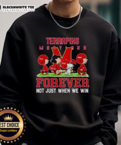 Pretty Peanuts Maryland Terrapins Forever sweatshirt showcasing team spirit, perfect for fans celebrating every game.