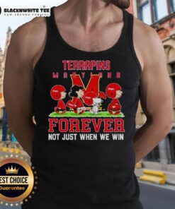 Pretty Peanuts Maryland Terrapins Forever tank top design, showcasing team spirit and style for true fans.