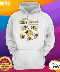 Pretty Save The Bees Boobees Hoodie featuring a vibrant bee design, perfect for eco-conscious fashion lovers.