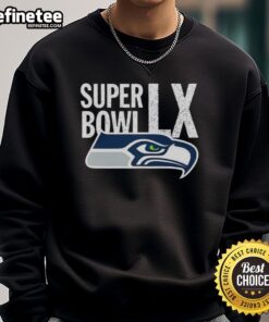 Alt Text: Stylish Seattle Seahawks NFC Championship 2026 Super Bowl LX sweatshirt, perfect for fans and game day wear.
