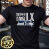 Alt Text: Pretty Seattle Seahawks NFC Championship 2026 Super Bowl LX T-Shirt featuring vibrant team colors and logo design.
